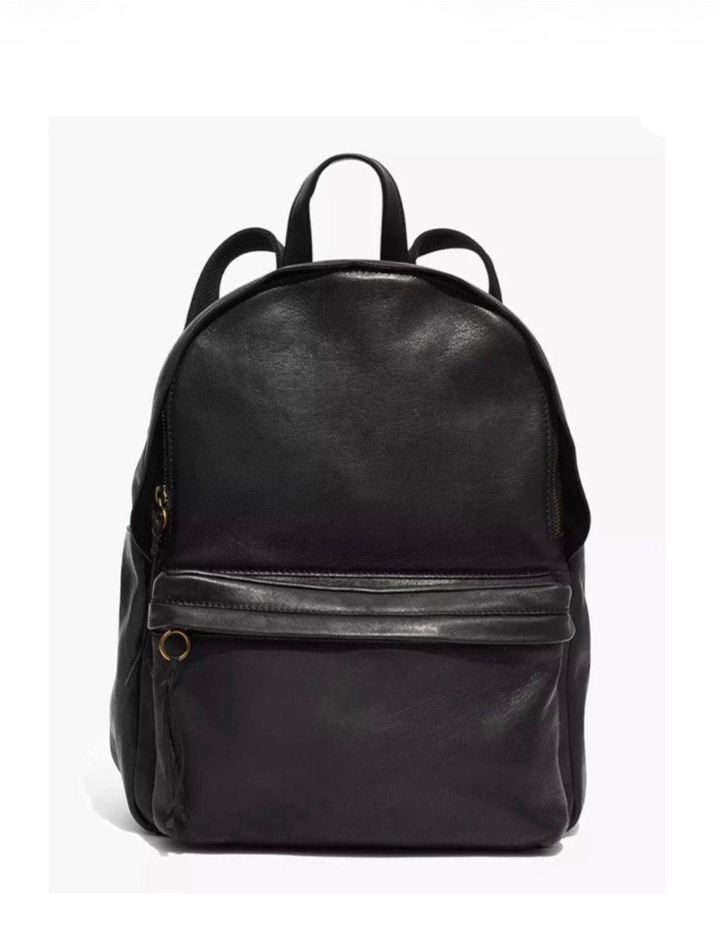 MADEWELL Black Leather Backpack